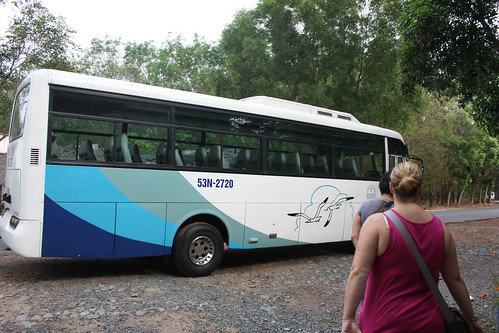 The huge bus that took 10 of us to Chu Chi Tunnels