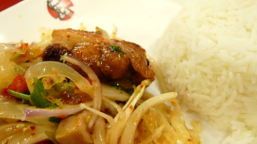 Spicy Roast Chicken Rice @ KFC 