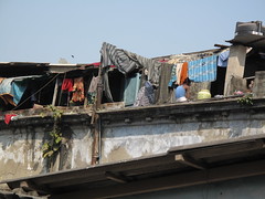 Girl and Boy on Rooftop - Kolkata, India