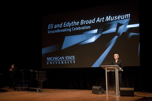 Eli and Edythe Broad Art Museum Groundbreaking