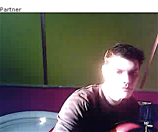 "Partner": a series of 15 portraits from Chatroulette, 12