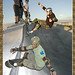 Skate park image<br /><span style="font-size:0.8em;">Kelly Slater & Bruce Walker  at Cocoa beach Skatepark</span>