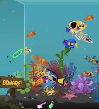 "Happy Aquarium"  um jogo de criao de aqurio virtual