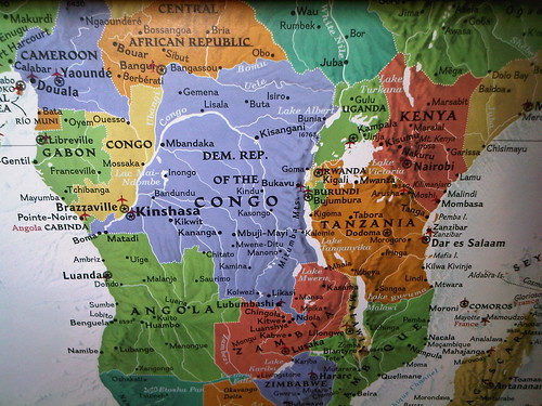 Map of Central Africa
