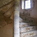 SAINT-MACAIRE - escalier à vis du château de Tardes