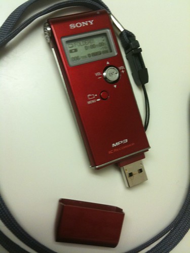 Sony UX-71 Digital Audio Recorder by Wesley Fryer, on Flickr