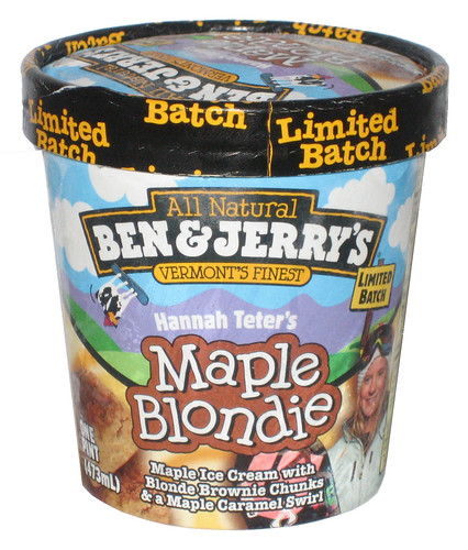 Ben & Jerry's Hannah Teter's Maple Blondie