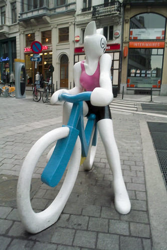 Brussels - Bunny on a Bike