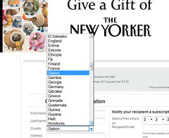 new yorker country list bug