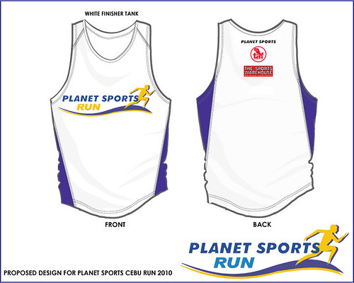 Planet Sports Run 2010 Singlet