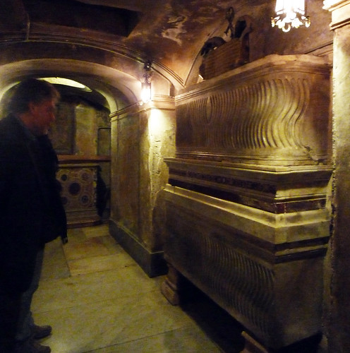 Basilica of Santa Prassede, me in crypt below altar