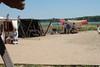 Die Zelte von Vikingr-Kontor und NordischWerk in Haithabu WHH 09-07-2010