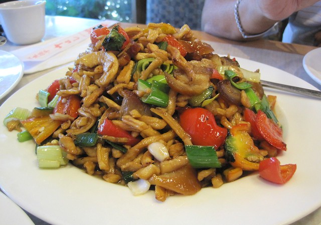 hunan style preserved meat with dried turnip @ hunan style