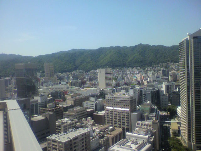 神戸の山を身近に感じる景色は、本当に素晴...