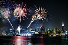 fireworks @ new york city, new york