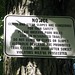 Steep cliffs warning sign in Palisades park
