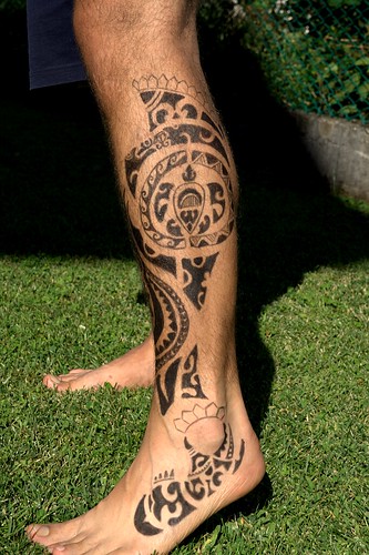 Il mio nuovo (finto) tatuaggio polinesiano | Neuro's blog