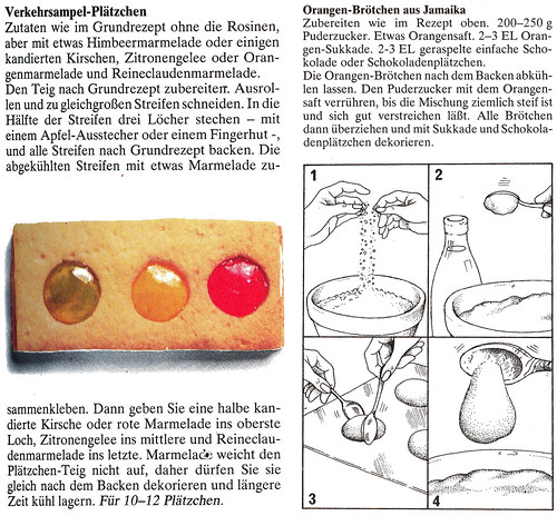 Extracts from an old german cookbook