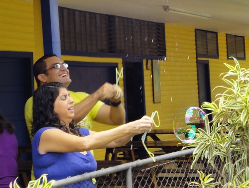 Taller Burbujas apoyado por Fundación Educar, Alajuela