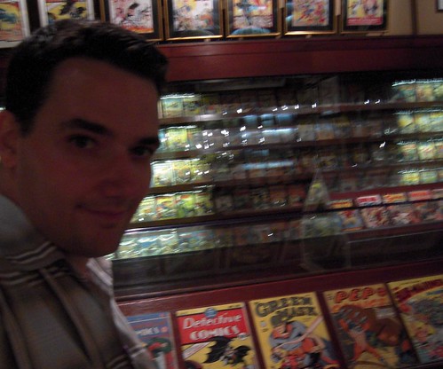 me at the geppi museum