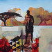 MADIBA HOMELAND_ 85 x 140 cm _ mixed media on canvas (Sold)