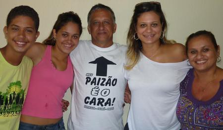 João-Isabela-Edibal-Gabriela e Lucia Cabral