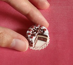 Miniature Food - Black Forest Cake  (by PetitPlat  by sk_)