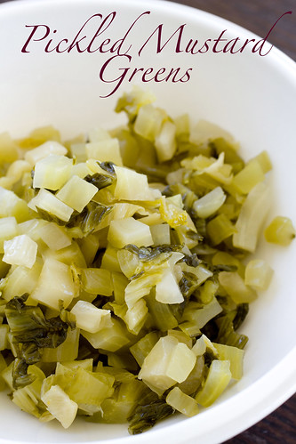 pickled mustard greens title