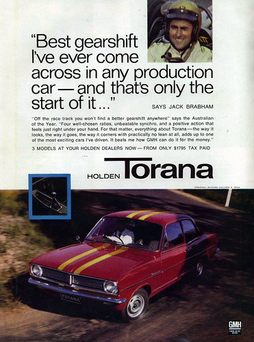 1971 LC HOLDEN TORANA GTR XU1 A2 POSTER AD ADVERT ADVERTISEMENT SALES BROCHURE 