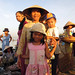 Vietnamese family at market - Perfume River