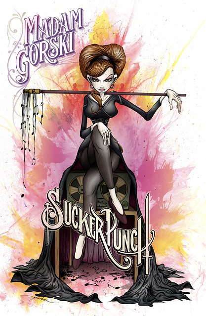 Sucker Punch cartoon character poster