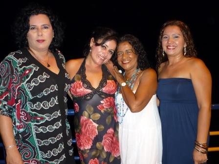 As cantoras Maria Lídia, Alba Maria, Nazaré Pereira e Cristina Caetano