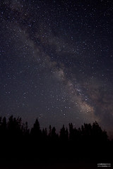 The Milky Way over Yellowstone