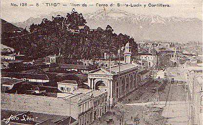 Las Monjas Claras, al fondo la iglesia y convento del Carmen Alto, que marca el inicio de la Alameda del Carmen