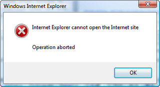 AdSense: Internet Explorer Cannot Open Internet Site
