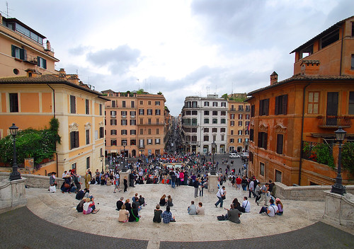 Spanish Steps view from top