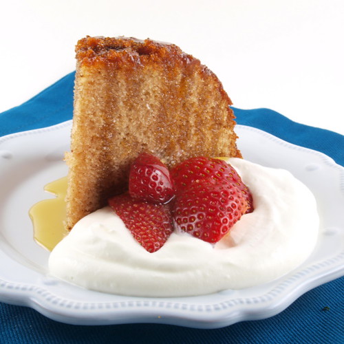 Steamed Spiced Golden Syrup Pudding