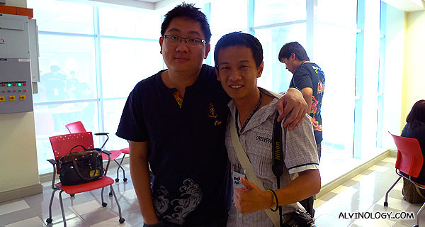Me with Forrest, the blogger tasked with our transportation