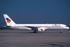 Flying Colours B757-28A G-FCLE GRO 16/08/1998