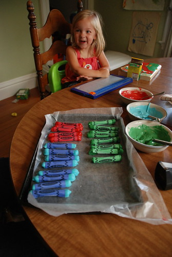 Making Edible Crayons with Eva