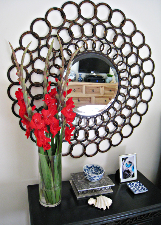 cirlcles mirror+large round mirror+accent mirror+decorating ideas