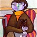 'Étude pour Shaun et Ra comme La Lecture de Picasso' by Troy Gua
