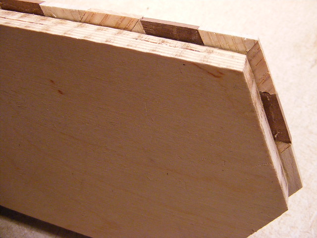 Making a Tumbling Block Cribbage Board #16