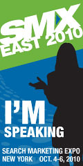 SMX East 2010 - I'm Speaking Badge