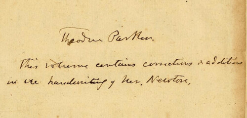 Handwriting by Isaac Newton