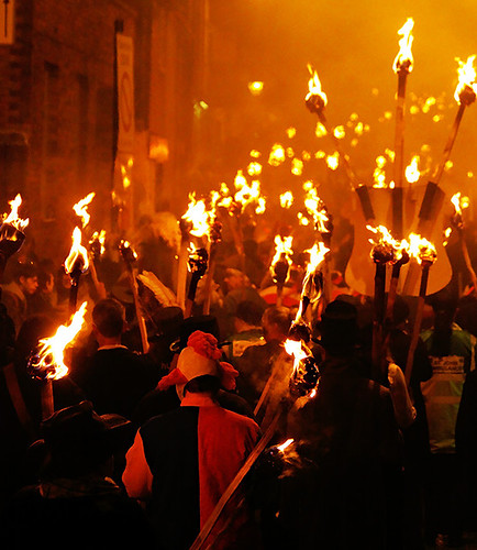 Rye bonfire parade