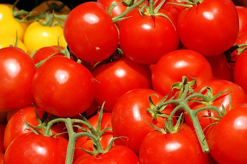 Tomatoes at the market