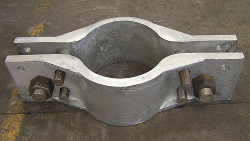 Riser Clamps for a Power Plant in Rhode Island