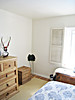 bedroom nook for chair+blue and white beach bedroom+rustic dresser
