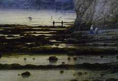 Pegwell Bay, Kent - a Recollection of October 5th 1858, detail of bay at low tide